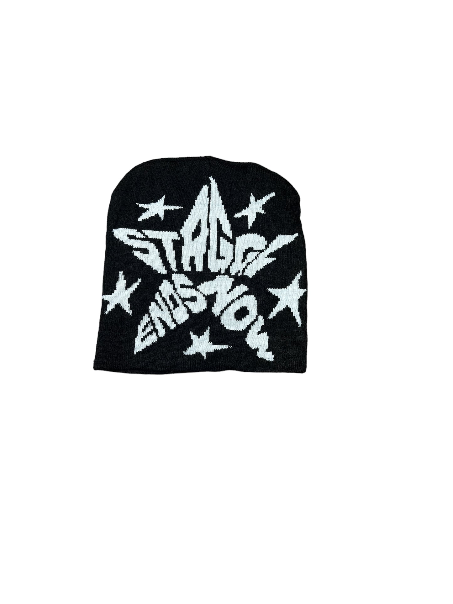 Black "Strggl Ends Now" Beanie